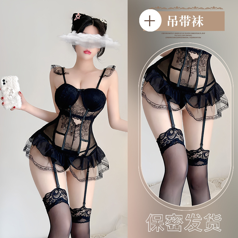 블랙 블랙 멜빵