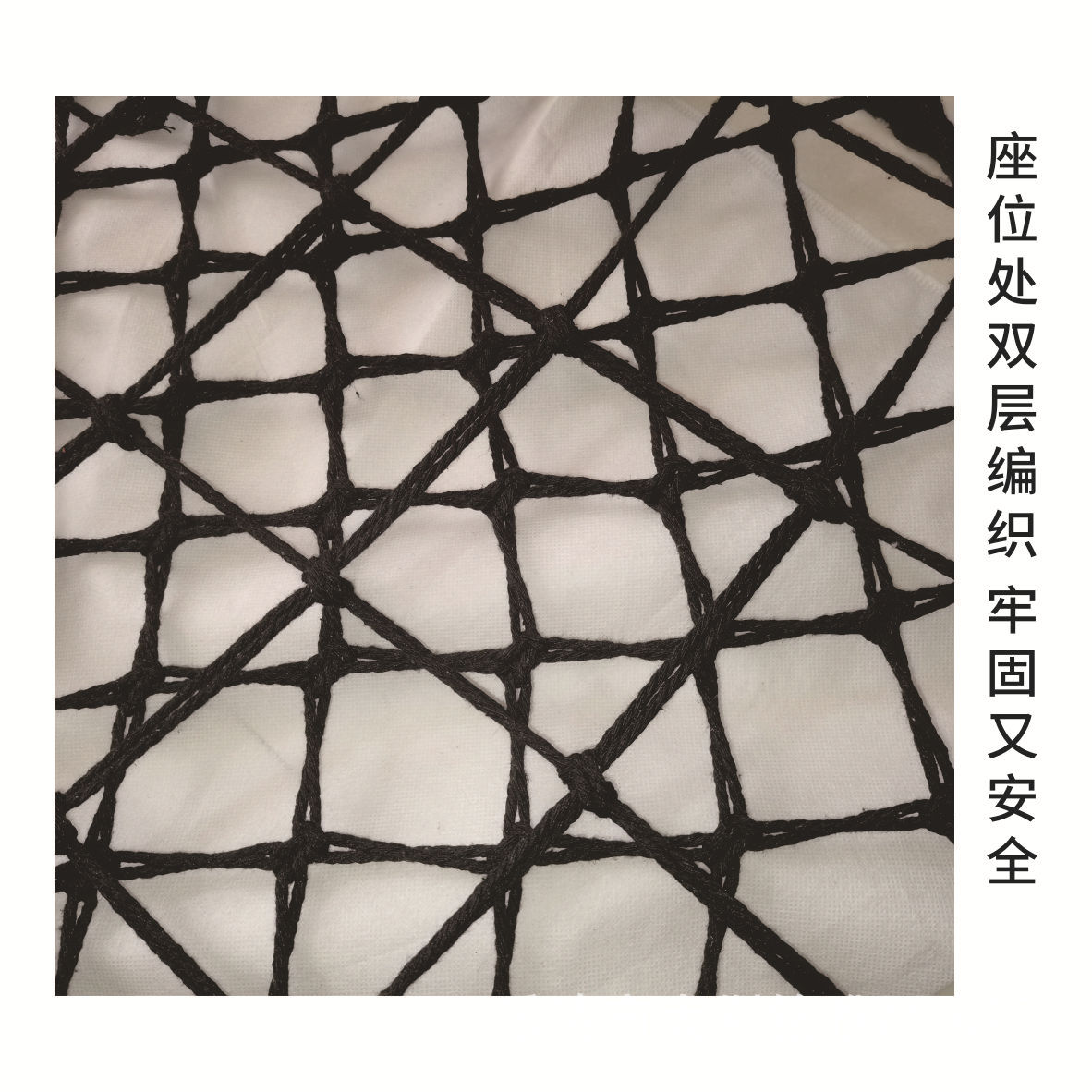 Fábrica al por mayor ins silla colgante Estilo nórdico cesta colgante hamaca cuerda de algodón interior tejida cesta colgante borla columpio