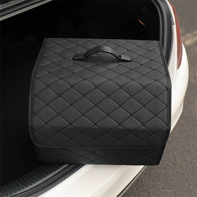 glove box Daquan female — Car storage bag/box - black-storage-box-large
