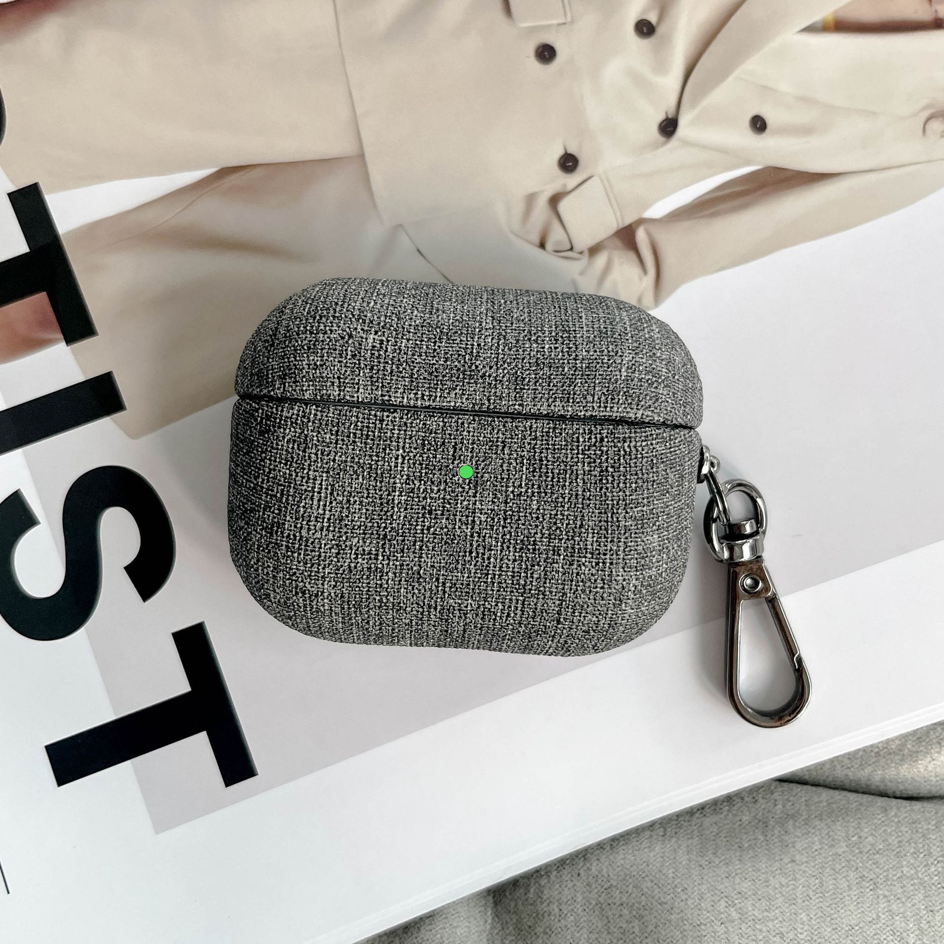 35g Weight iPhone Applicable Brands Bluetooth earbuds case Classification Pu Leather Material Solid Color Pattern Simple Style Style Pu Leather Solid Color Simple Style Bluetooth Earbuds Case Phone Accessories 11
