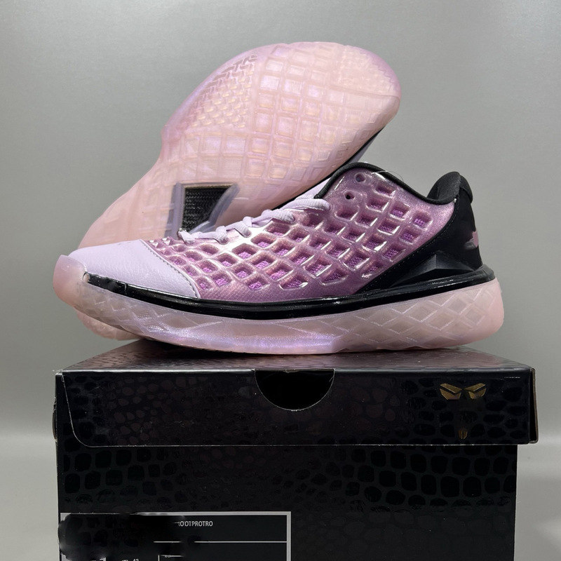Pure Original Kobe3 Low-Top Basketball Shoes, Brunson's Practical Men's Basketball Shoes, Pink-Purple Gradient Snake-Scale Sneakers Pure Original Kobe3 Low-Top Basketball Shoes, Brunson's Practical Men's Basketball Shoes, Pink-Purple Gradient Snake-Scale Sneakers