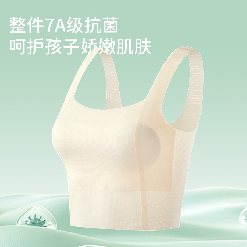 Ropa interior de verano de nuevo estilo para niñas, para estudiantes, niñas de secundaria, chalecos para niñas en período de desarrollo, transpirables, cómodos, sin costuras, sujetadores con espalda bonita