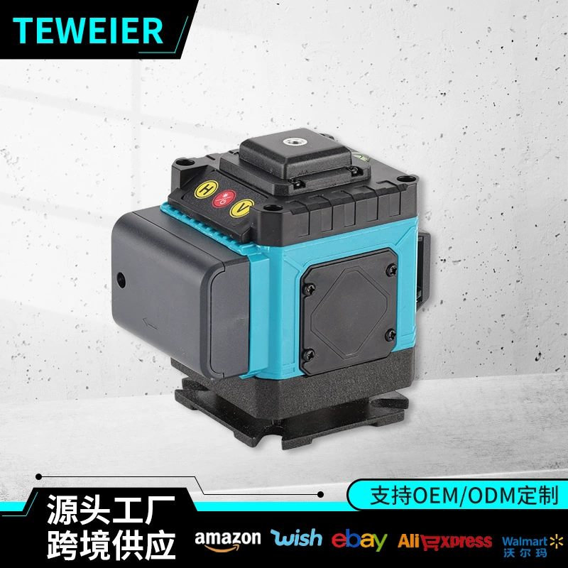 Трансграничный 12v многофункциональный 8 линий лазерный уровень внешней торговли высокая точность автоматическое выравнивание наружной наклейки настенной наклейки напольно прибор