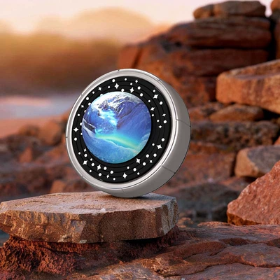 Planet-Shaped Car Air Freshener with Rotating Design for Car Air Vents, High-End Perfume Ornament for Air Conditioning Vents (Car ornaments) - ice-age