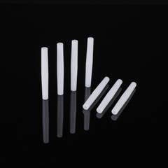 供應玻璃纖維杆箱包配件白色塑料3.0mm直通接頭 玻纖杆連接直通頭