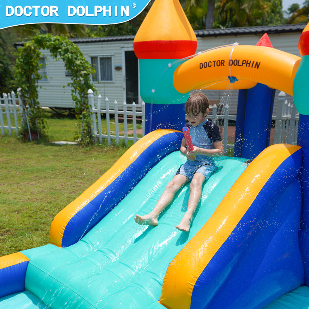 Doctor Dolphin | Niños castillo inflable pequeño hogar niños pequeño paraíso hogar castillo inflable niños hogar