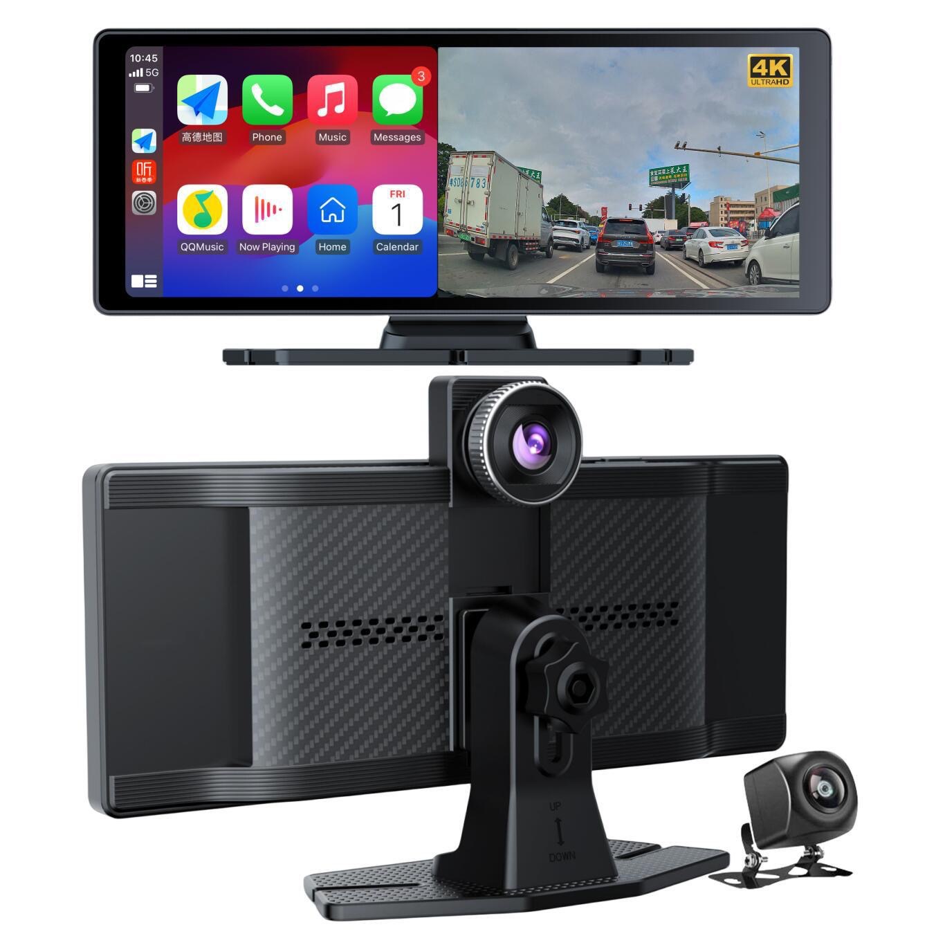 Cross-Border Driving Recorder Carplay Center Console 10.26inch Wireless Bluetooth Smart Screen Car Recorder