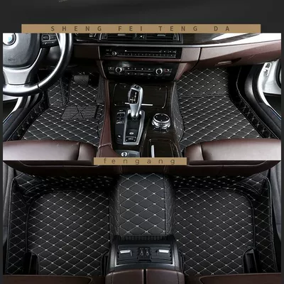 Ayaqaltılar (Kovriklər) Third Generation and Fourth Generation - 14-18-haima-s5-black-rice-leather-five-seats-single-layer