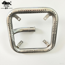 烧烤炉不锈钢火管炉头方形炉头烤炉配件燃气火排不锈钢炉头