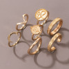 Ring, fashionable accessory, set, Amazon, suitable for import, micro incrustation