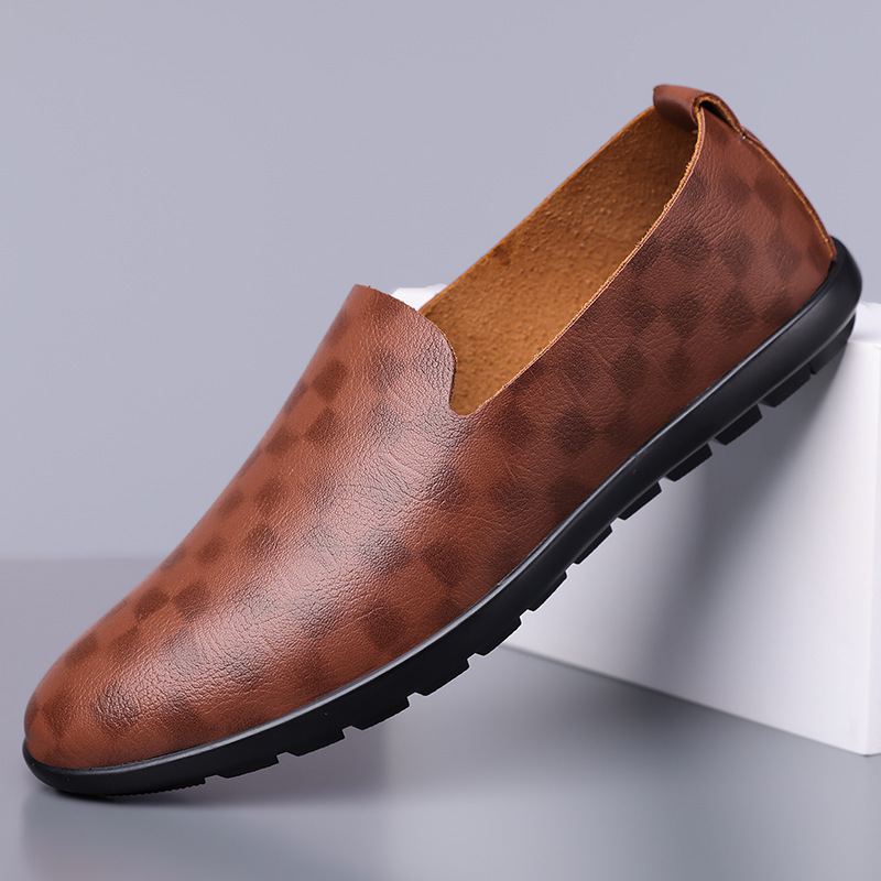 2026 Autumn Soft Leather Men's Shoes Soft Sole Men's Business Casual Shoes Summer British Fashion Slip-On Loafers 2026 Autumn Soft Leather Men's Shoes Soft Sole Men's Business Casual Shoes Summer British Fashion Slip-On Loafers