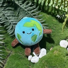 刘宇宁同款一个地球毛绒公仔玩偶挂件环保小蓝星玩偶钥匙扣挂饰