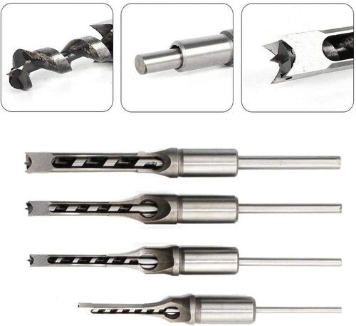 Woodworking square hole drill square tenon drill angle chisel wood tenon knife square hole opener woodworking tenon chisel square hole drill