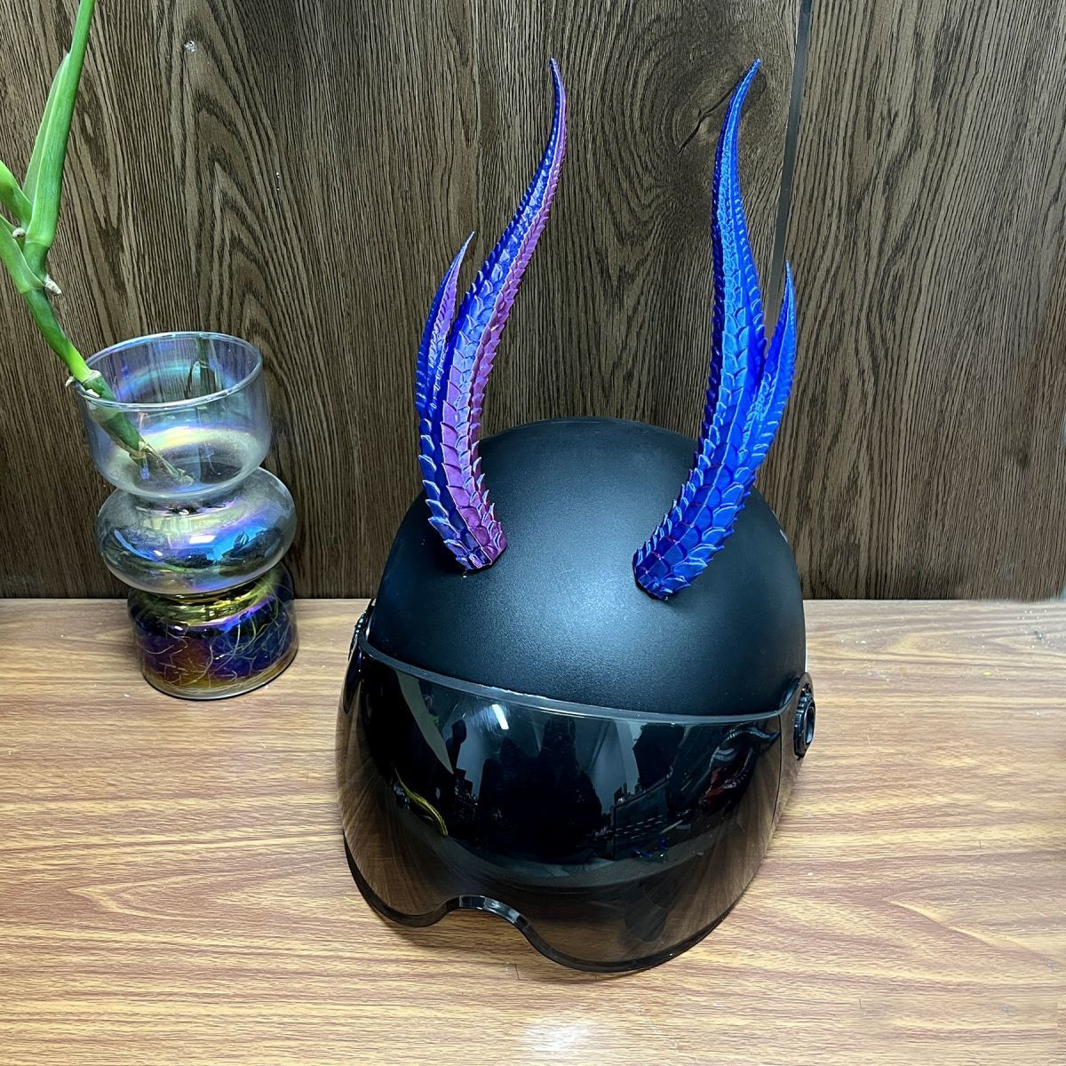 New Style Takeaway Rider Decorations Motorcycle Helmet Accessories Cool Helmet Horns Devil Dragon Horns 3D Ornaments
