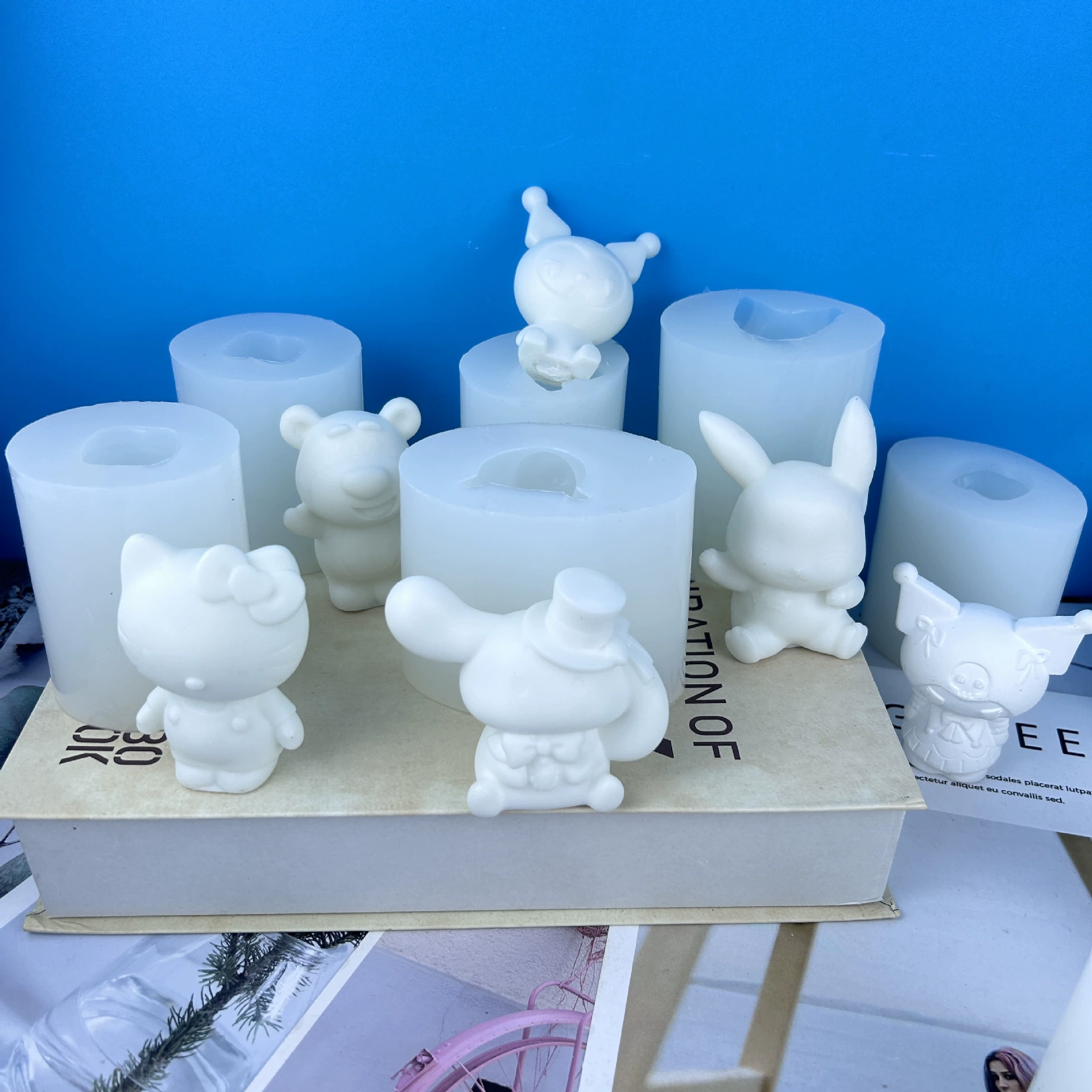3D силиконовая формочка для DIY кукол, ароматические свечи и мыло, набор для рукоделия