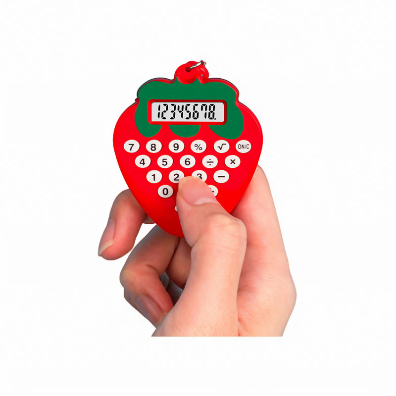 Cross-border Creative Mini Calculator Cute Portable Student Pocket Computer Keychain Pendant Calculator