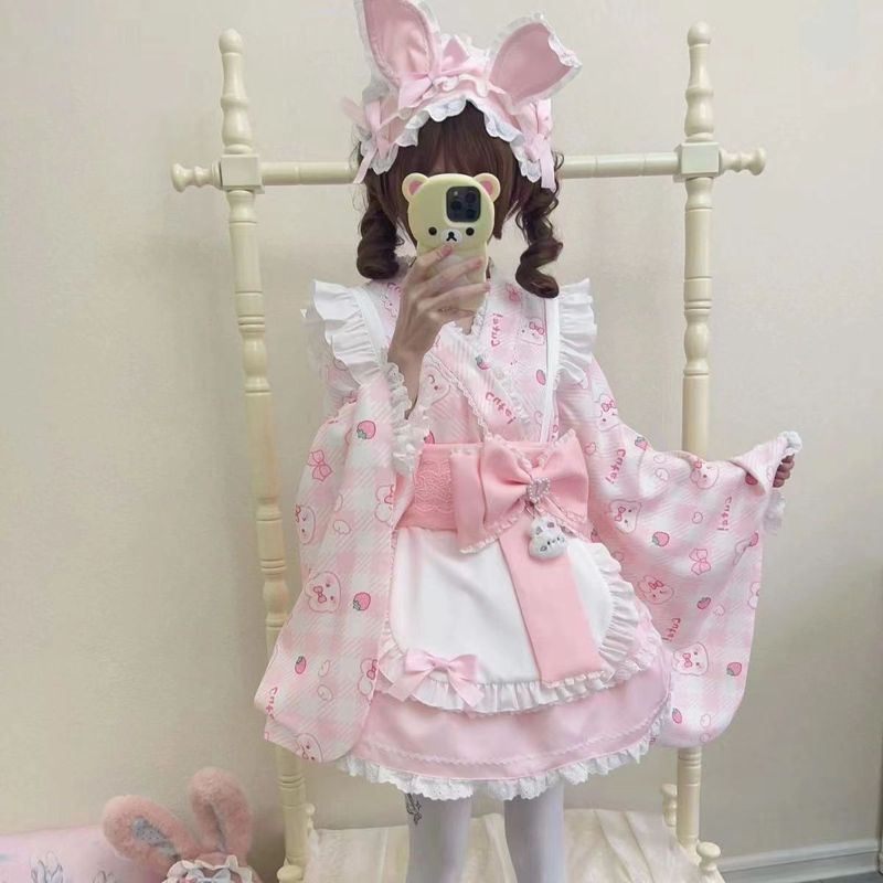 可爱套装和风Lolita洛丽塔女仆动漫日系长款cos默认项东南亚其他|undefined