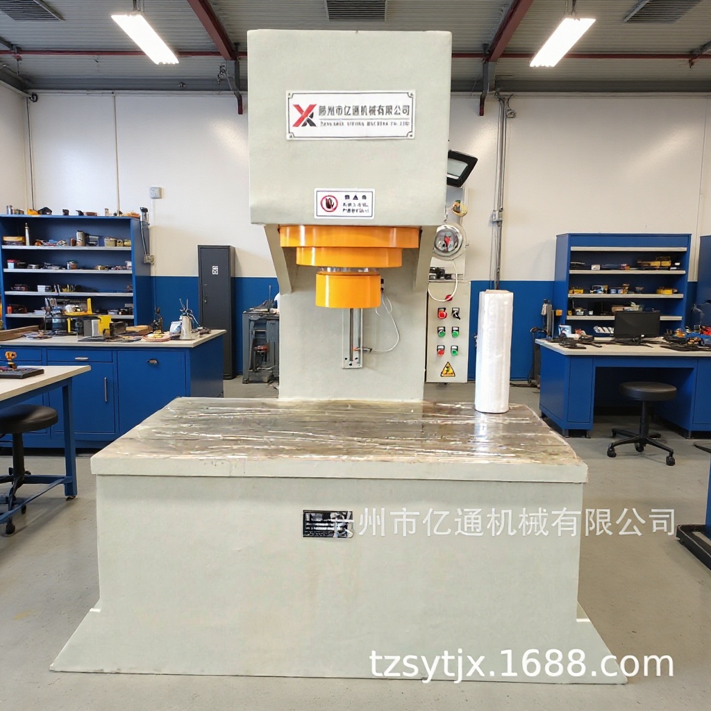 供应工作台有效台面宽度600毫米40吨位单柱校直液压机