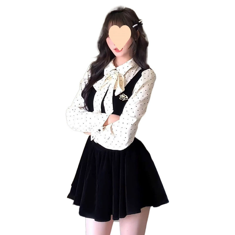 Small dress, set, brace, Chanel style