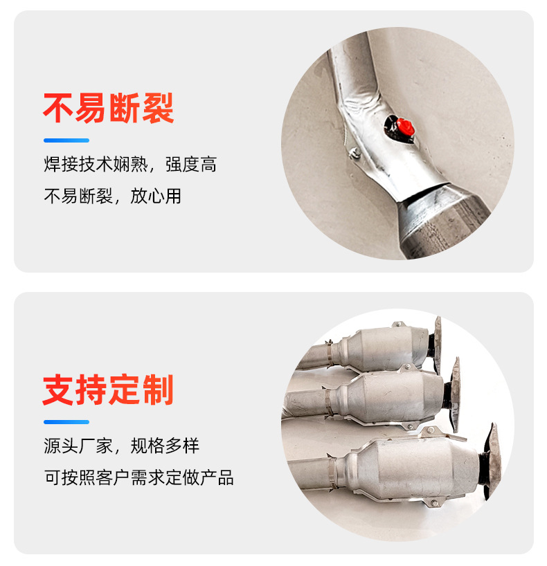 Suitable for Prius Three-Way Catalytic Converter Auto Parts Carrier Flow Exhaust Pipe Catalytic Converter Manufacturer Wholesale