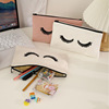 False eyelashes, pencil case, cartoon capacious organizer bag, new collection