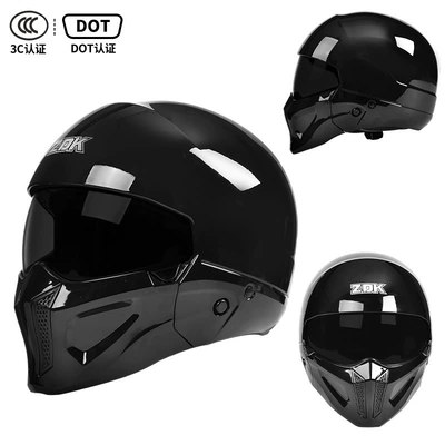 Motorcycle Safety Supplies — Motorcycle Scorpion Helmet for Men - bright-black-scorpion-ii-black-tea-mirror-free-high-definition-mirror-m-suitable-for-head-circumference-55-56