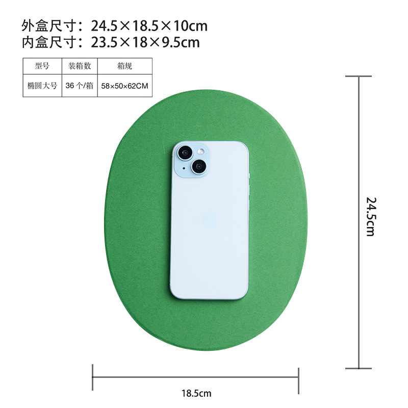 Caja de papel kraft ovalada Mori Companion Red de Internet Caja de galletas estilo INS Embalaje de horneado de dulces Muñeca de bricolaje bjd