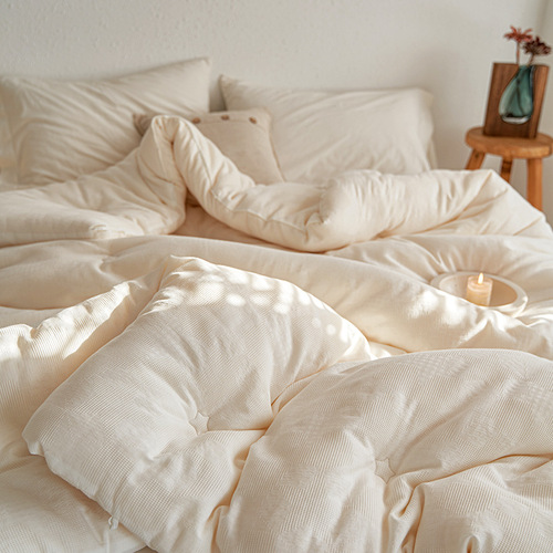 Japanese type A double-layer yarn pure cotton quilt core summer quilt Li Guanqi soybean quilt spring and autumn quilt warm and thickened winter quilt T