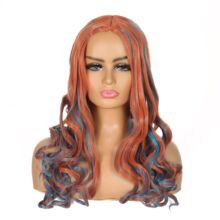 �����ٷ�cosplay�ٷ� 58cm�з���Ⱦ������ wigõ��������ͷ��