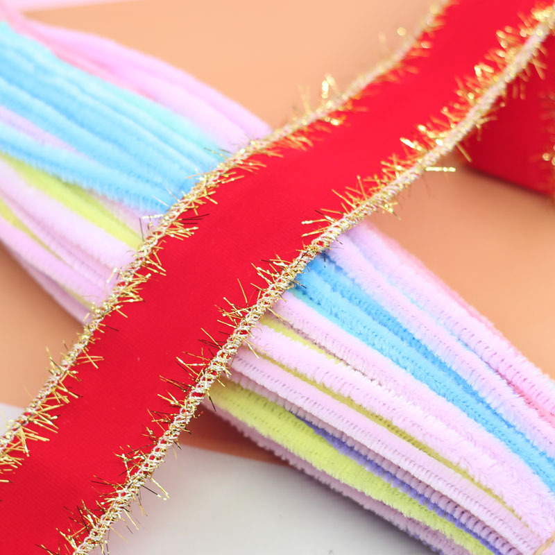 4 cm gold edge flocking tape one meter