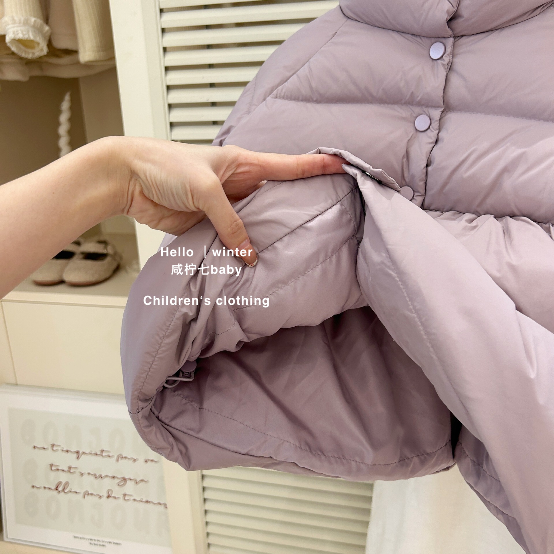 XIAN NING SEVEN GIRLS COTTON-PADDED JACKET 2024 새로운 한국 스타일 겨울 따뜻한 면화 코트  소녀의 서양식 코트 칼라 코튼-패딩 코트