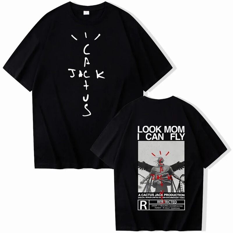 Travis See Mom I Can Fly T-Shirt Men's Scott Shirt Unisex Harajuku O-Collar Top Short Sleeve Shirt Free
