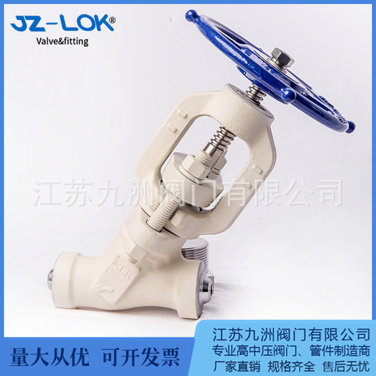 JZ-LOK 供应高温高压Y型直流针型阀 截止阀