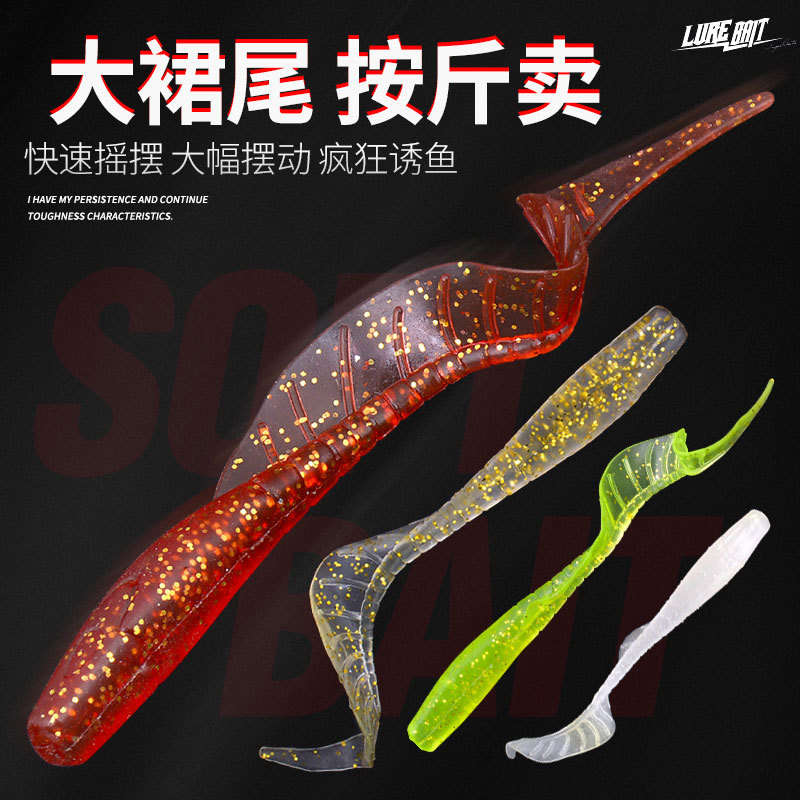 15 Colors Soft Worms Fishing Lure Soft Baits Bass Trout Fresh Water Fishing Lure