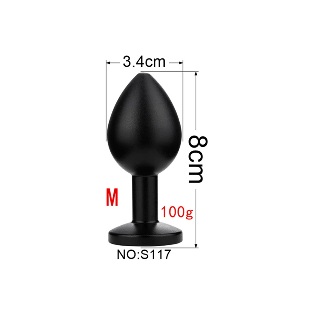 Detachable Anal Plug Heads, Silicone & Metal Options, Multiple Shapes and Sizes
