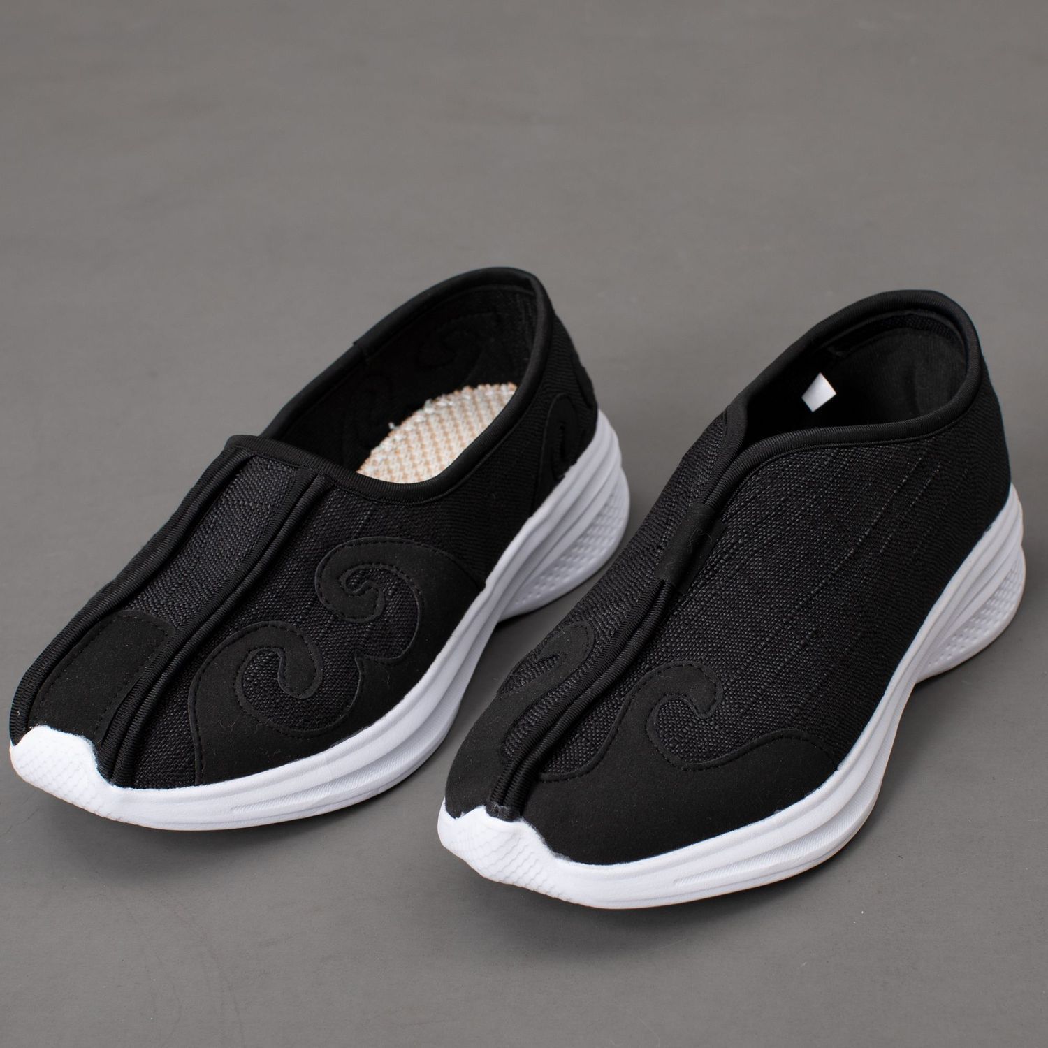 道家道士布鞋十方鞋道家用品云鞋道长太极鞋云勾鞋透气防滑练功鞋