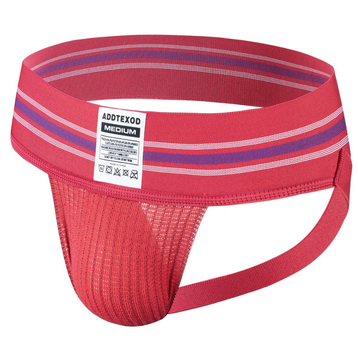 Pantalones en forma de T masculinos, cinturón ancho, bolsa de bolsa transpirable y elástica, caderas levantadas y pantalones deportivos vacíos, ropa interior doble Ding transfronteriza, Europa y los Estados Unidos
