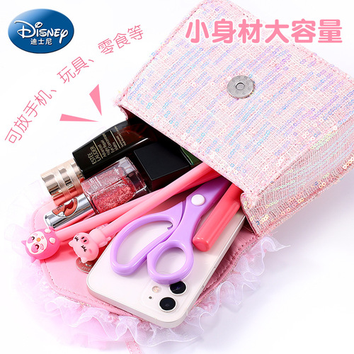 Disney Princess Elsa  New Girls Bag Crossbody Handbag Large Capacity Little Girl Birthday Gift