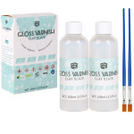 跨境亚马逊石膏娃娃粘土水性亮油手工手办模型封层防尘亮光上光釉