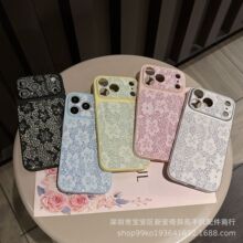 秒变18新款手机保护套适用iPhone18promax蕾丝外贸热销苹果手机壳