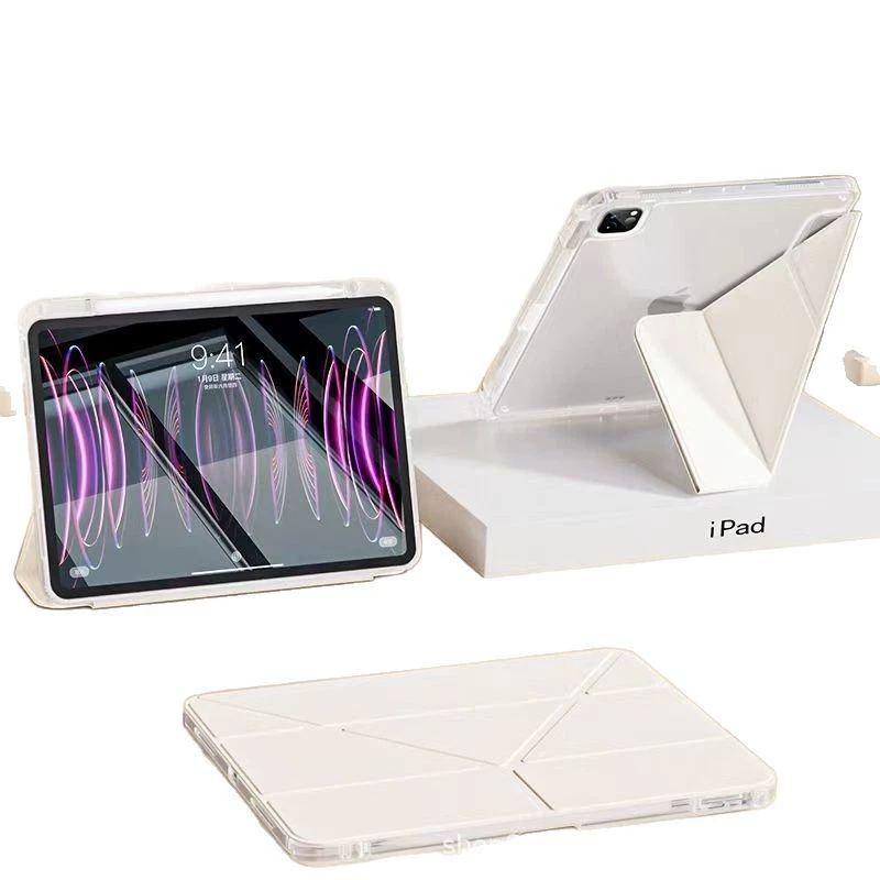 Чехол-плоский для Apple iPad pro sleeve air pen слот 3Y складывающийся магнитный акрил прозрачный 11 внешний корпус