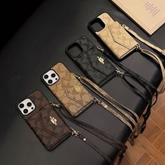 潮牌手机壳苹果iPhone17promax斜跨风琴卡包手机套零钱卡包15pro