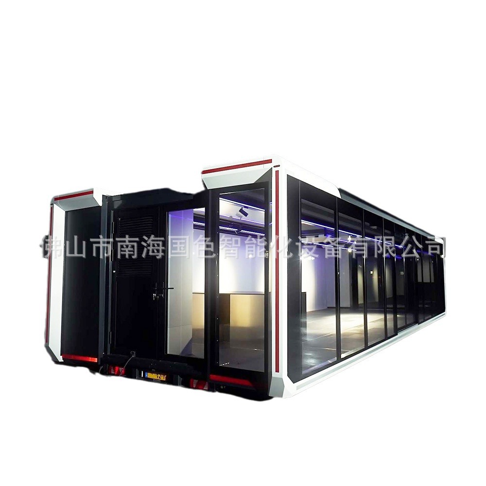 Caja de expansión de doble ala Sala de actividades de contenedores creativos Caja de expansión plegable móvil Casa de familia Caja de embalaje Sala de exposición Tienda