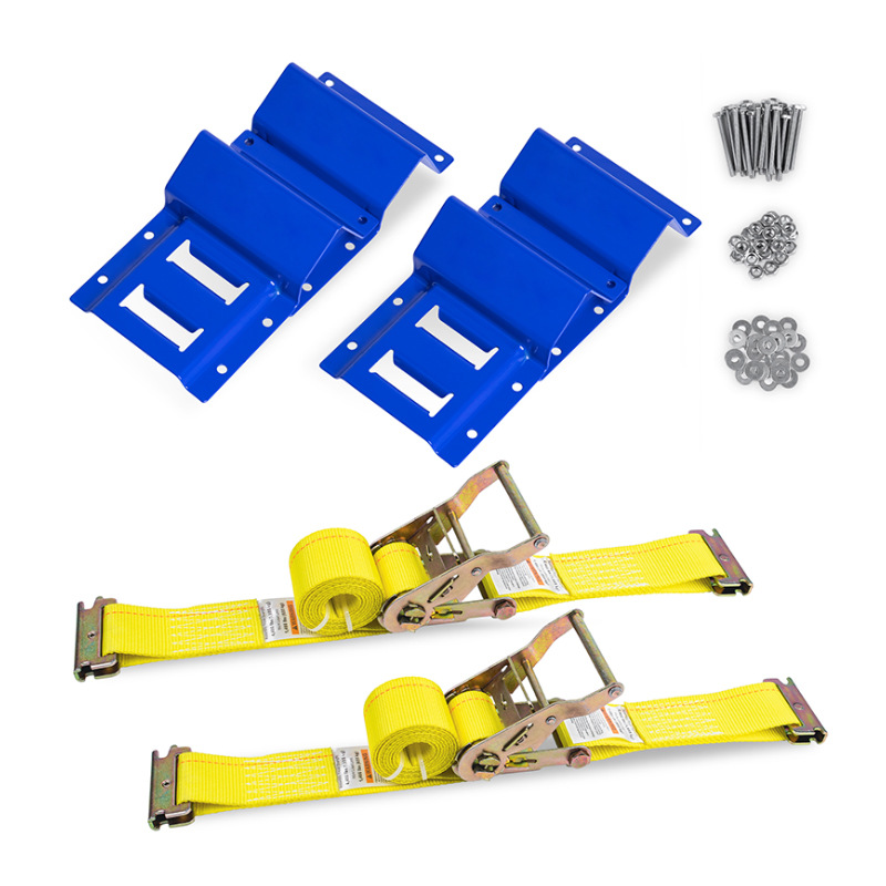 Wheel Chock Tie Down Kit 捆绑带固定器挡胎器物流带棘轮收紧器