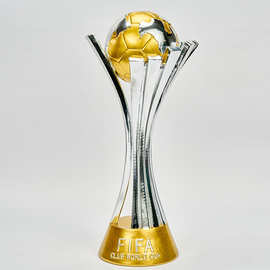 世俱杯足球俱乐部奖杯欧冠欧洲杯大力神杯C罗球迷周边树脂奖杯