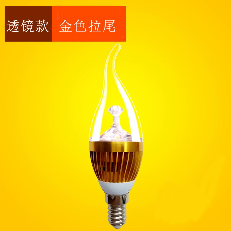 LED-карандаш, стеклянная колба, с резьбовым патроном