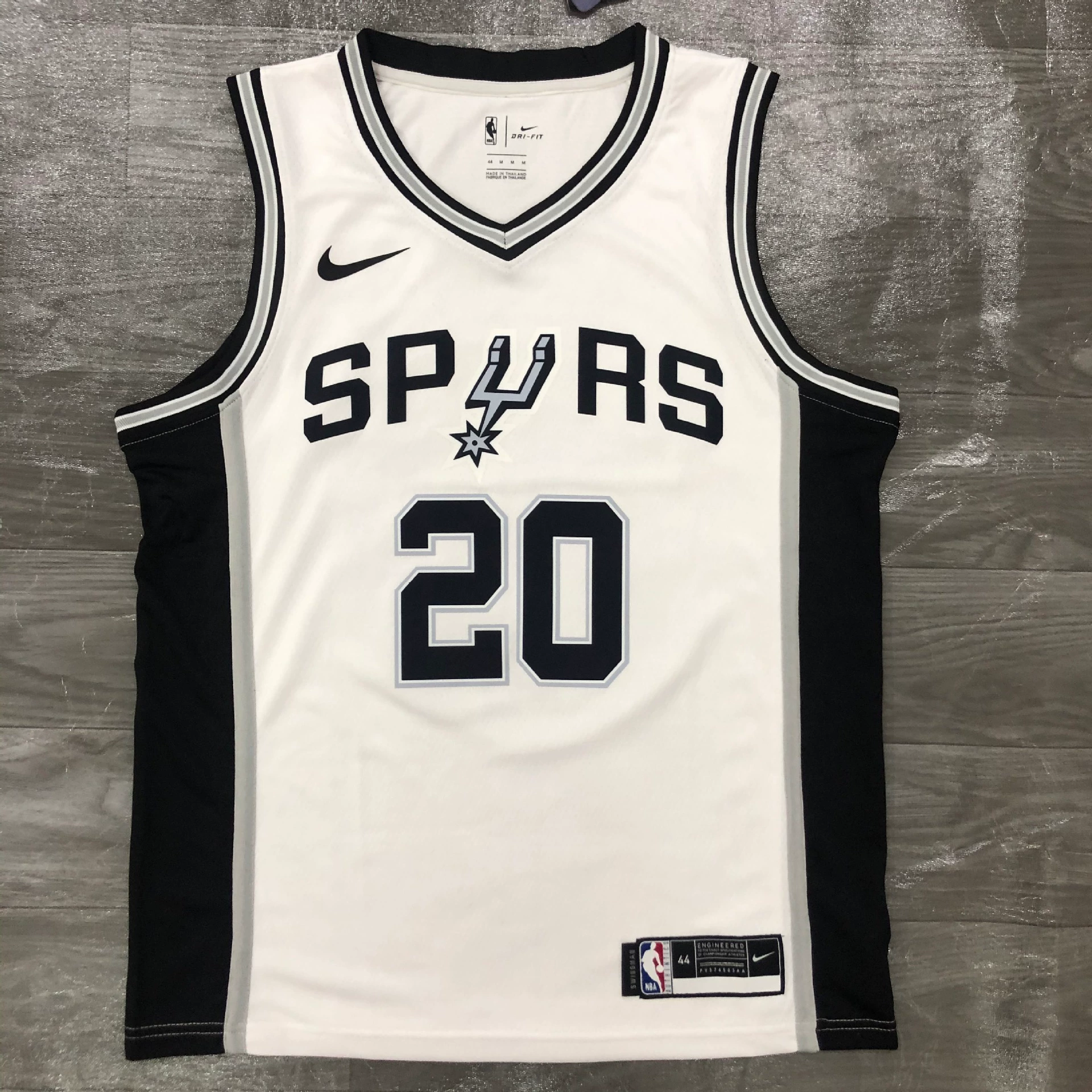 NBA горячий пресс Spurs №21 Дънкуан №2 Леонард №10 Дерозан №20 Джинобили NBA майка