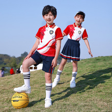 幼儿园园服春秋夏装儿童校服套装三件套运动小学生班服夏季中国风