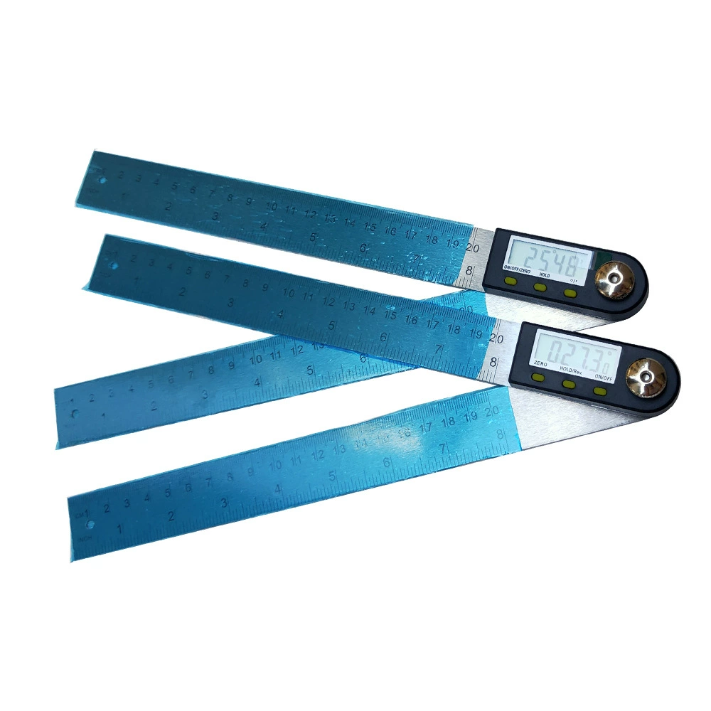 Stainless steel electronic angle ruler two -in -one number of angle angle measuring graphics card ulnar horizontal ruler