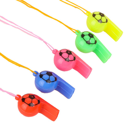 Venue activity supplies whistle colorful children's whistle cheering football whistle referee plastic whistle wholesale